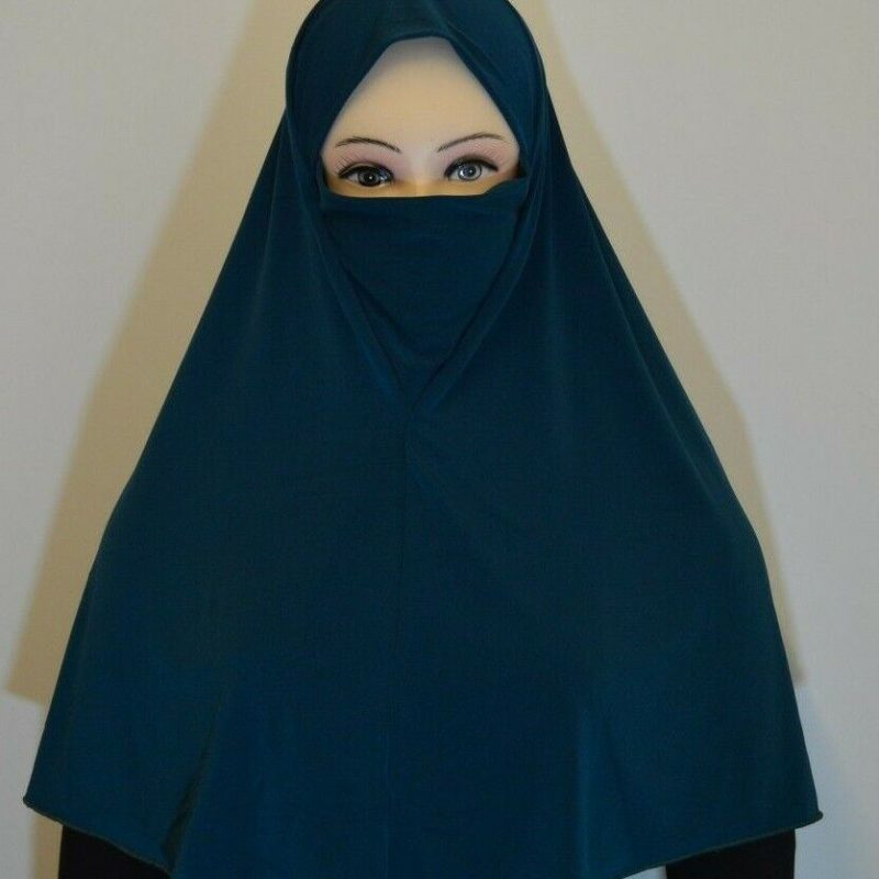 Ladies one piece hijab Niqab (Mask) include Face Veil High Quality breathable